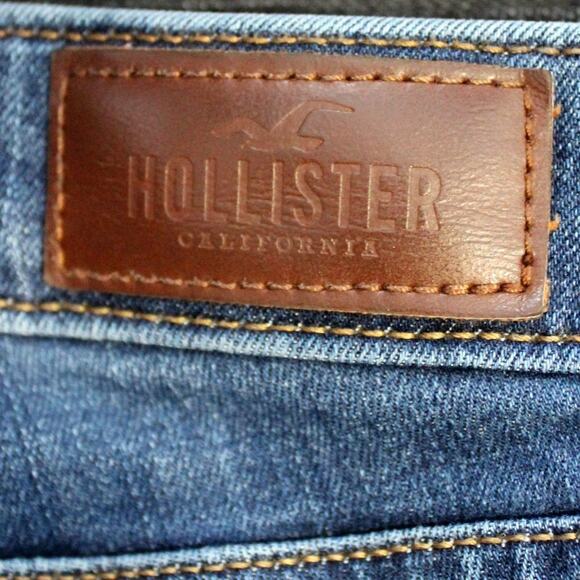 Hollister Jean Shorts Size 3S Low Rise Super Skinny Cut Offs - Picture 8 of 9